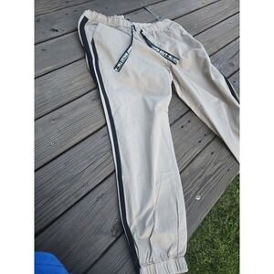 Khujo Walter‎ Black Stripes pants in Men's XXL.